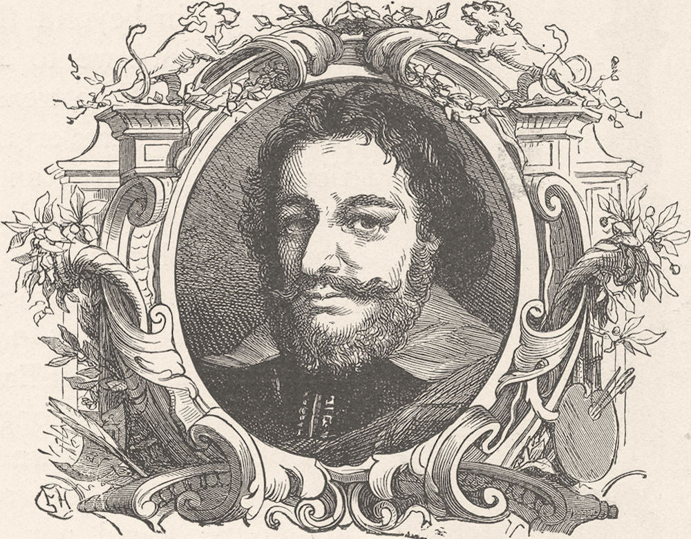 ARTISTS. Matthew Merian 1903 old antique vintage print picture